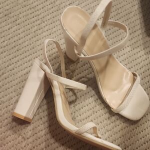 White Strappy Sandals